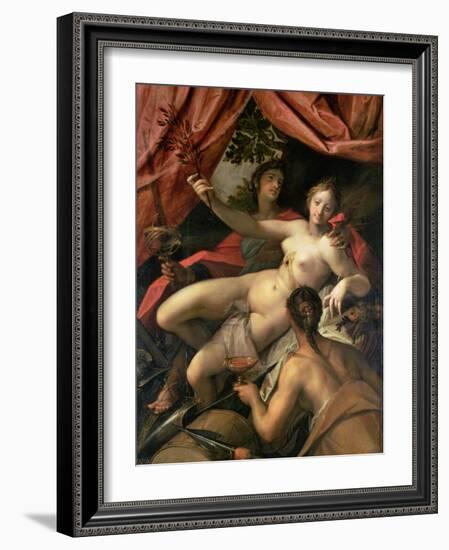 Allegory of Peace, Art and Abundance, 1602-Hans von Aachen-Framed Giclee Print