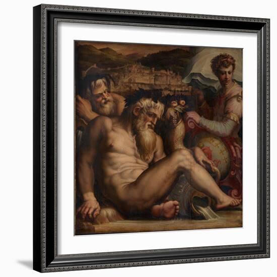 Allegory of Pescia, 1563-1565-Giorgio Vasari-Framed Giclee Print