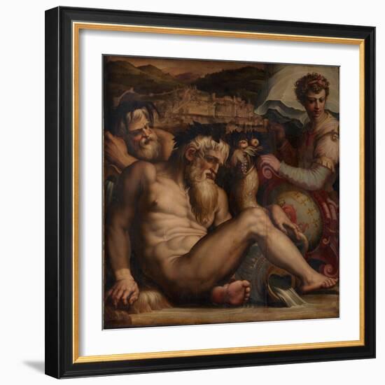 Allegory of Pescia, 1563-1565-Giorgio Vasari-Framed Giclee Print