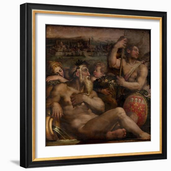 Allegory of Prato, 1563-1565-Giorgio Vasari-Framed Giclee Print