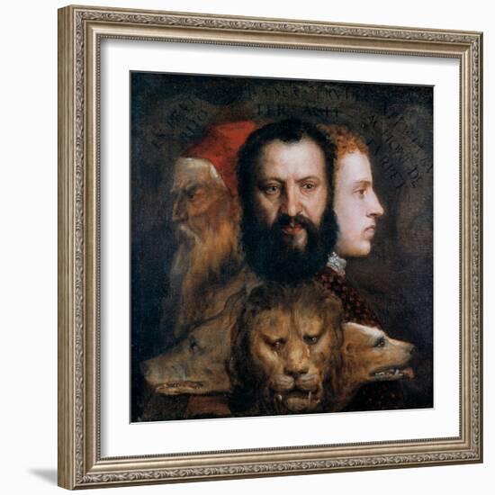 Allegory of Prudence, C1565-1570-Titian (Tiziano Vecelli)-Framed Giclee Print