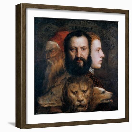 Allegory of Prudence, C1565-1570-Titian (Tiziano Vecelli)-Framed Giclee Print