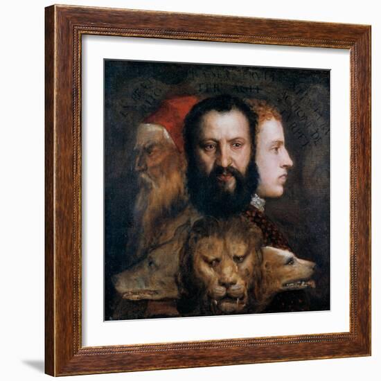 Allegory of Prudence, C1565-1570-Titian (Tiziano Vecelli)-Framed Giclee Print