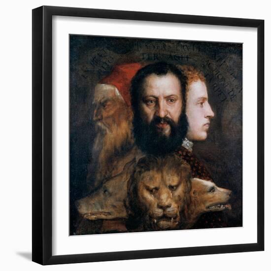 Allegory of Prudence, C1565-1570-Titian (Tiziano Vecelli)-Framed Giclee Print