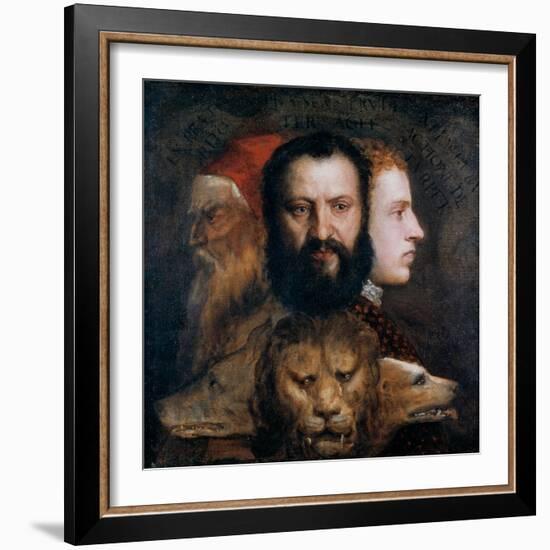 Allegory of Prudence, C1565-1570-Titian (Tiziano Vecelli)-Framed Giclee Print