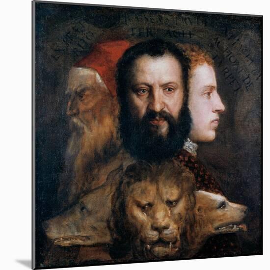 Allegory of Prudence, C1565-1570-Titian (Tiziano Vecelli)-Mounted Giclee Print