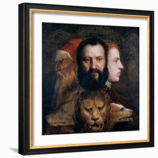 Allegory of Prudence, C1565-1570-Titian (Tiziano Vecelli)-Framed Giclee Print