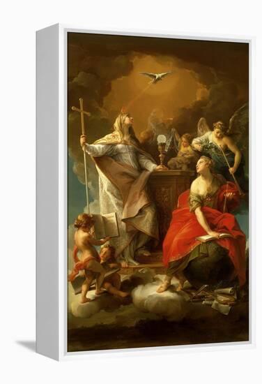 Allegory of Religion-Pompeo Batoni-Framed Premier Image Canvas