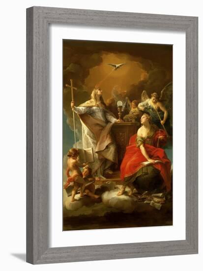 Allegory of Religion-Pompeo Batoni-Framed Giclee Print