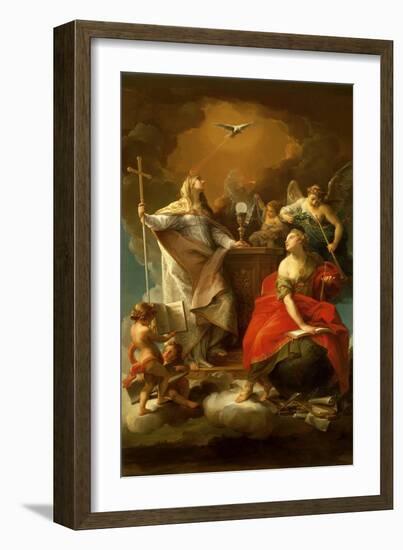 Allegory of Religion-Pompeo Batoni-Framed Giclee Print