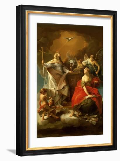Allegory of Religion-Pompeo Batoni-Framed Giclee Print