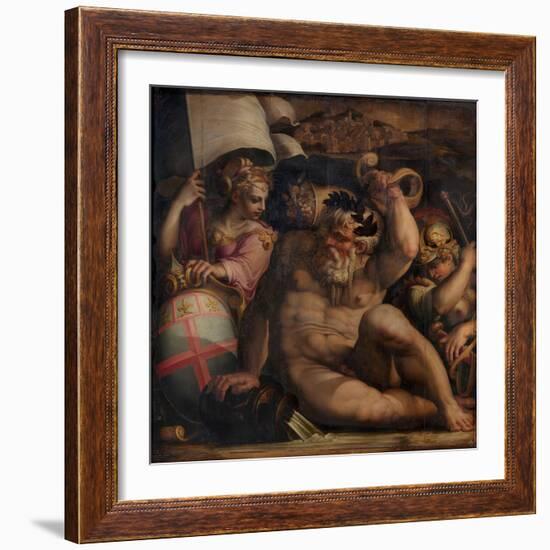 Allegory of Romagna, 1563-1565-Giorgio Vasari-Framed Giclee Print