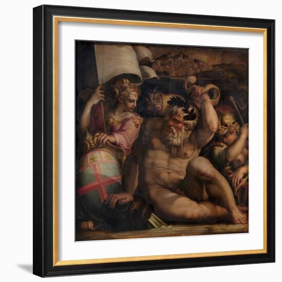 Allegory of Romagna, 1563-1565-Giorgio Vasari-Framed Giclee Print