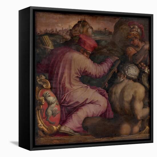 Allegory of San Miniato in Lower Valdarno, 1563-1565-Giorgio Vasari-Framed Premier Image Canvas