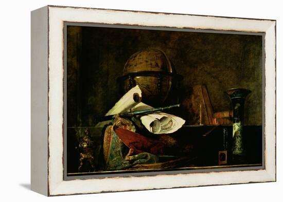 Allegory of Science-Jean-Baptiste Simeon Chardin-Framed Premier Image Canvas