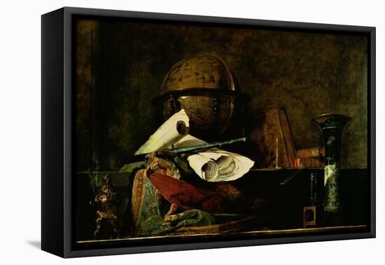 Allegory of Science-Jean-Baptiste Simeon Chardin-Framed Premier Image Canvas