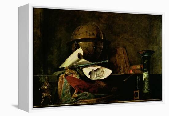 Allegory of Science-Jean-Baptiste Simeon Chardin-Framed Premier Image Canvas