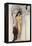 Allegory of Sculpture-Gustav Klimt-Framed Premier Image Canvas