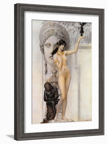 Allegory of Sculpture-Gustav Klimt-Framed Giclee Print