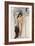 Allegory of Sculpture-Gustav Klimt-Framed Giclee Print