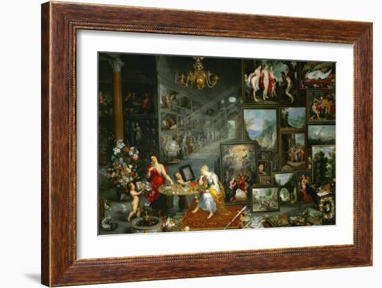 Allegory of Sight, 1617-Jan Brueghel the Elder-Framed Giclee Print