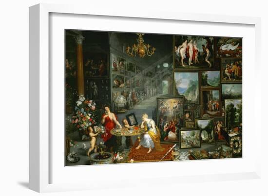 Allegory of Sight, 1617-Jan Brueghel the Elder-Framed Giclee Print