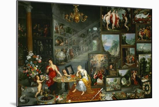 Allegory of Sight, 1617-Jan Brueghel the Elder-Mounted Giclee Print