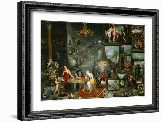 Allegory of Sight, 1617-Jan Brueghel the Elder-Framed Giclee Print