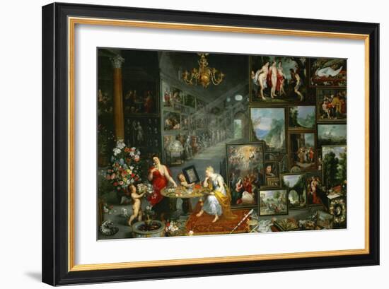 Allegory of Sight, 1617-Jan Brueghel the Elder-Framed Giclee Print