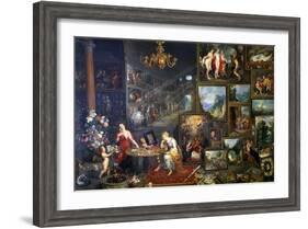 Allegory of Sight and Smell, C1590-1625-Jan Brueghel the Elder-Framed Giclee Print