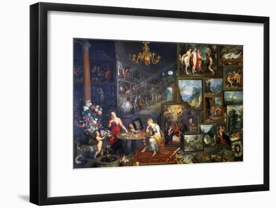 Allegory of Sight and Smell, C1590-1625-Jan Brueghel the Elder-Framed Giclee Print