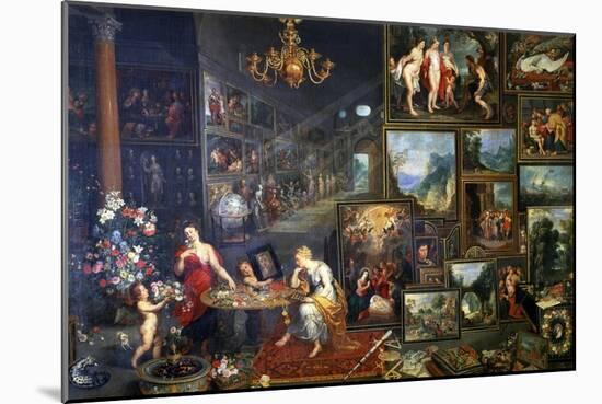 Allegory of Sight and Smell, C1590-1625-Jan Brueghel the Elder-Mounted Giclee Print