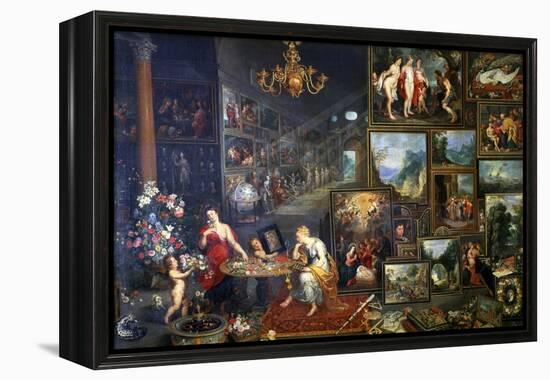 Allegory of Sight and Smell, C1590-1625-Jan Brueghel the Elder-Framed Premier Image Canvas