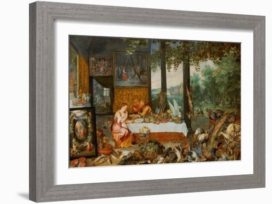 Allegory of Smell-Jan Brueghel the Elder-Framed Giclee Print