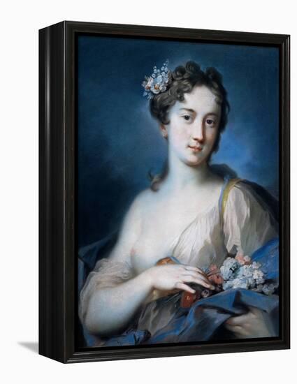 Allegory of Spring-Rosalba Carriera-Framed Stretched Canvas