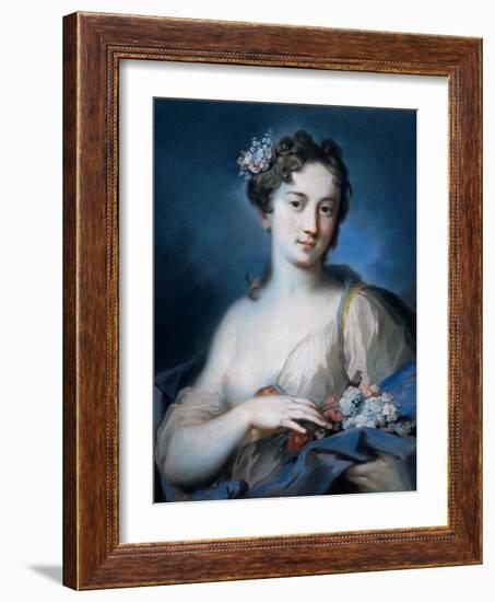 Allegory of Spring-Rosalba Carriera-Framed Art Print