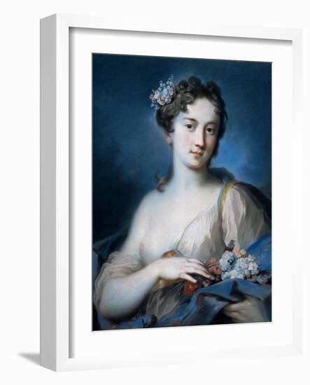 Allegory of Spring-Rosalba Carriera-Framed Art Print