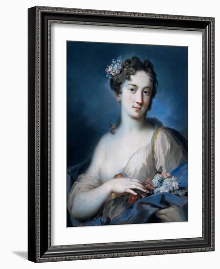 Allegory of Spring-Rosalba Carriera-Framed Art Print