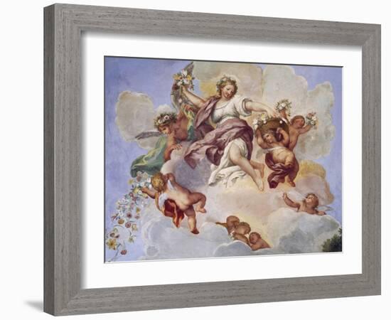 Allegory of Spring-Carlo Maratti-Framed Giclee Print