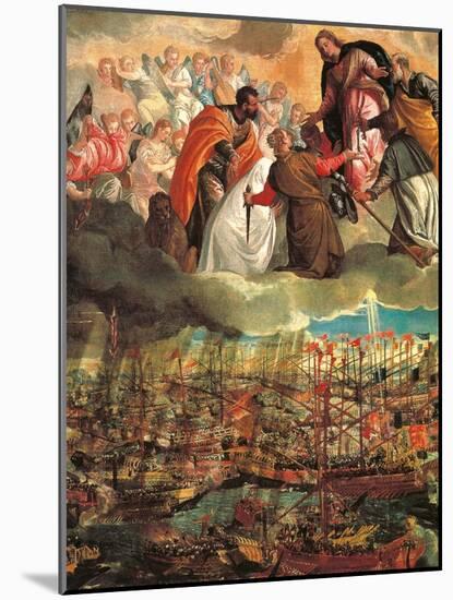 Allegory of the Battle of Lepanto-Veronese-Mounted Giclee Print