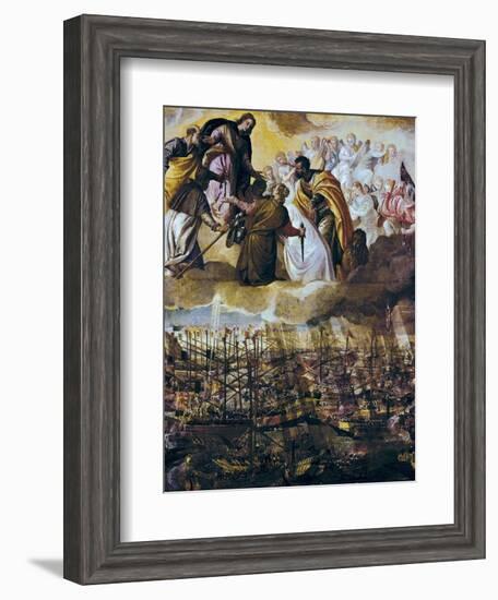 Allegory of the Battle of Lepanto-Paolo Veronese-Framed Art Print