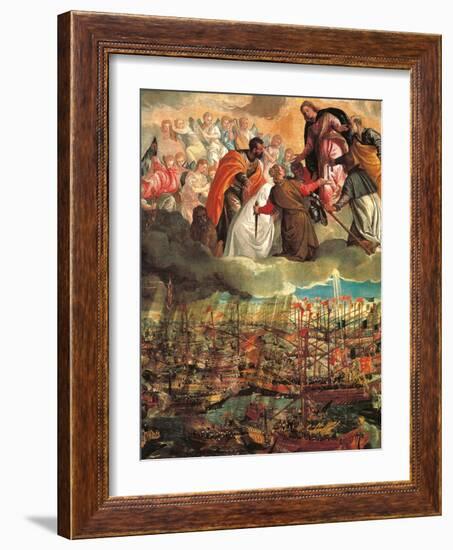 Allegory of the Battle of Lepanto-Veronese-Framed Art Print