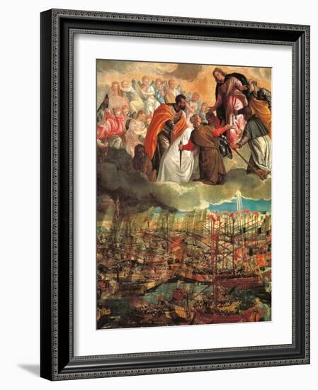 Allegory of the Battle of Lepanto-Veronese-Framed Art Print