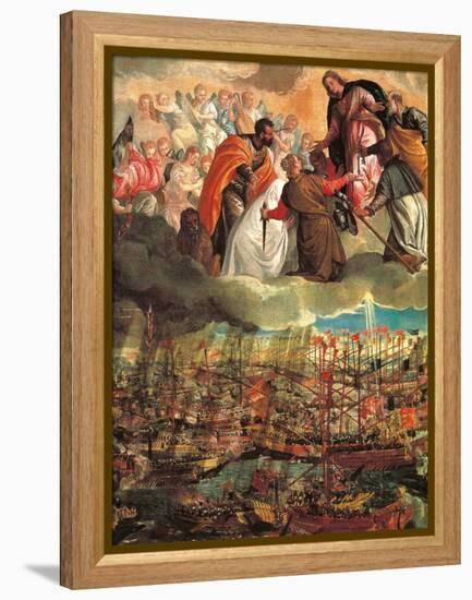 Allegory of the Battle of Lepanto-Veronese-Framed Stretched Canvas