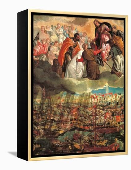 Allegory of the Battle of Lepanto-Veronese-Framed Stretched Canvas