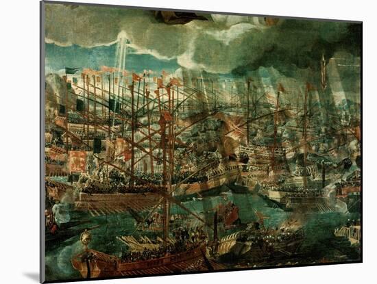 Allegory of the Battle of Lepanto-Paolo Veronese-Mounted Giclee Print