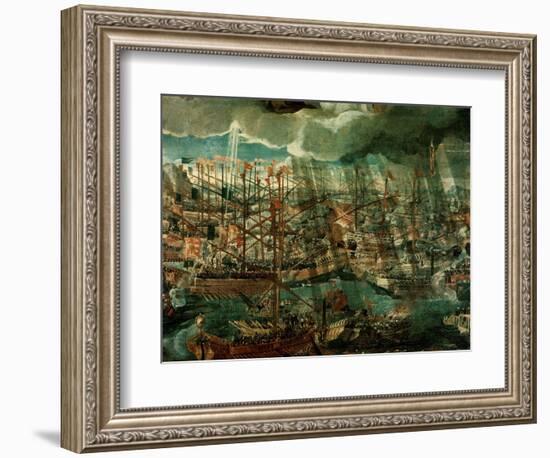 Allegory of the Battle of Lepanto-Paolo Veronese-Framed Giclee Print