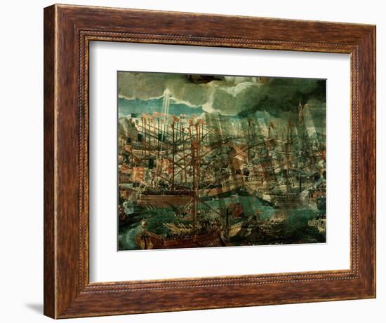 Allegory of the Battle of Lepanto-Paolo Veronese-Framed Giclee Print