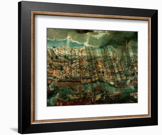 Allegory of the Battle of Lepanto-Paolo Veronese-Framed Giclee Print