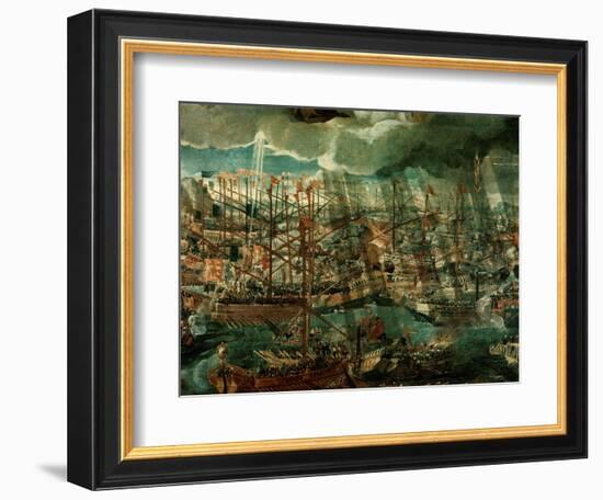 Allegory of the Battle of Lepanto-Paolo Veronese-Framed Giclee Print